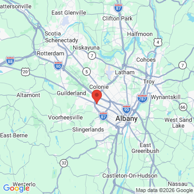 Map to  office in Albany, NY