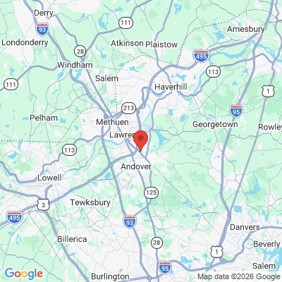 Map to  office in North Andover, MA
