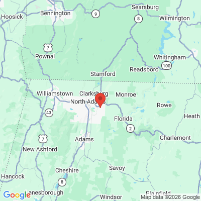 Map to  office in North Adams, MA