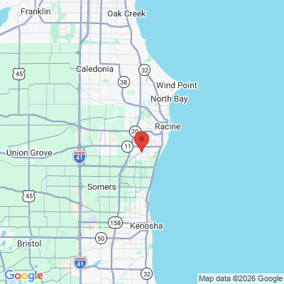 Map to  office in Mount Pleasant, WI