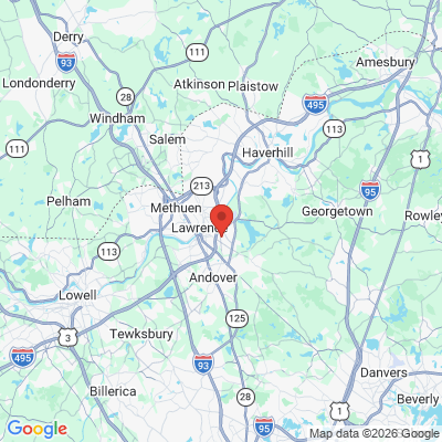 Map to  office in North Andover, MA
