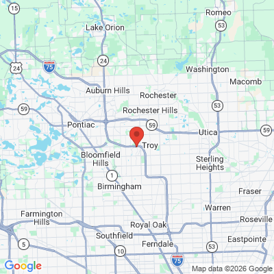 Map to  office in Troy, MI