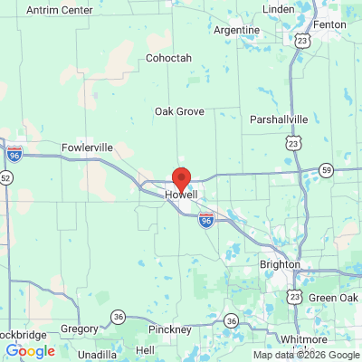 Map to  office in Howell, MI