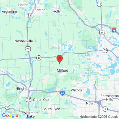 Map to  office in Highland, MI