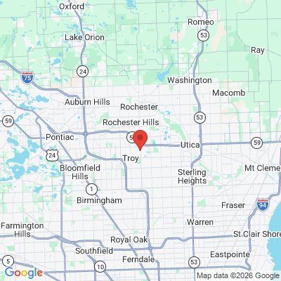 Map to  office in Troy, MI