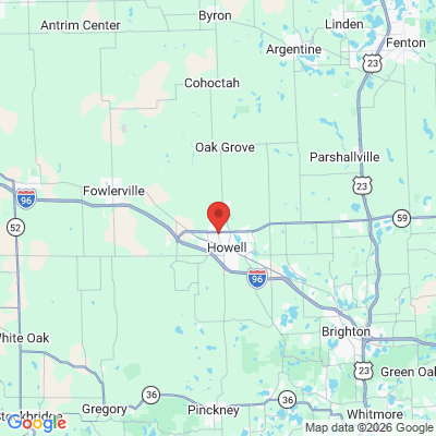 Map to  office in Howell, MI