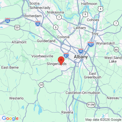 Map to  office in Delmar, NY