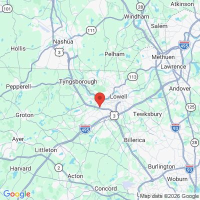 Map to  office in Chelmsford, MA