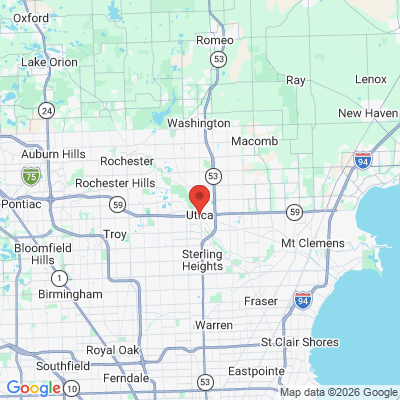 Map to  office in Utica, MI