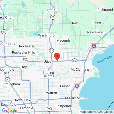 Map to  office in Sterling Heights, MI