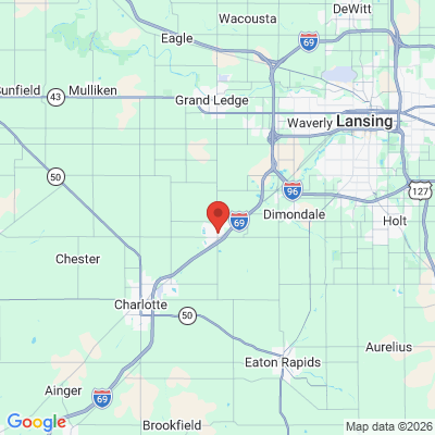 Map to  office in Potterville, MI