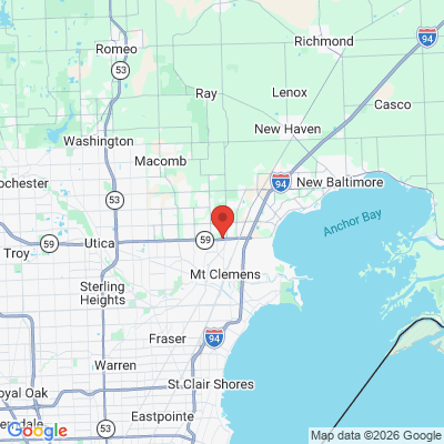 Map to  office in Macomb, MI