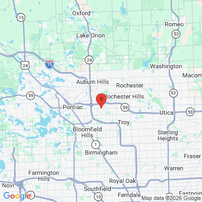Map to  office in Auburn Hills, MI