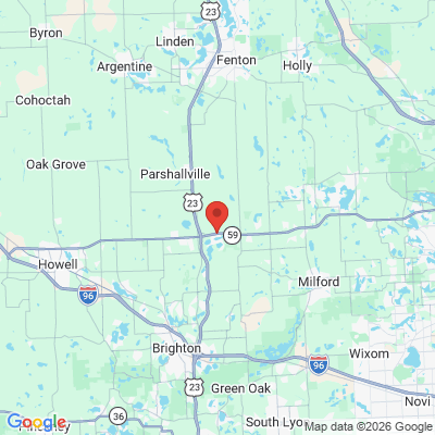 Map to  office in Hartland, MI