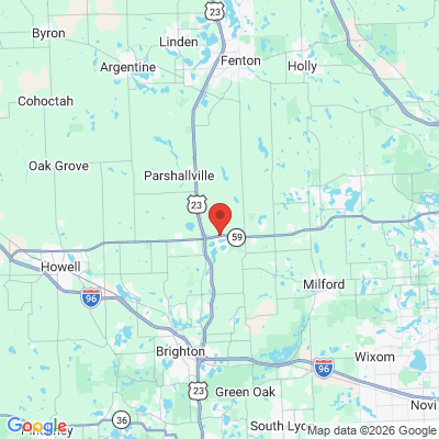Map to  office in Hartland, MI