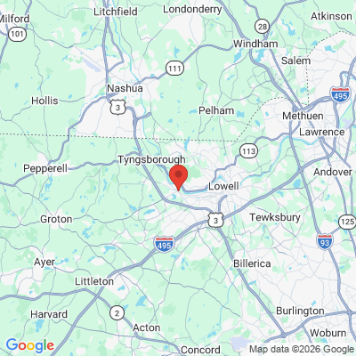 Map to  office in North Chelmsford, MA
