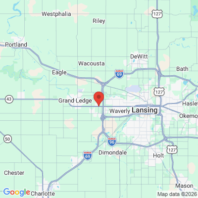 Map to  office in Lansing, MI