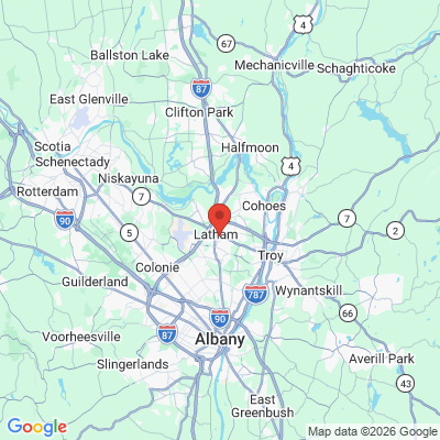 Map to  office in Latham, NY