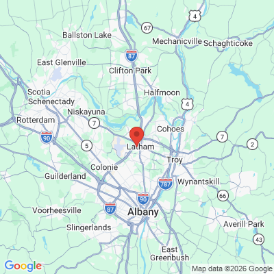 Map to  office in Latham, NY