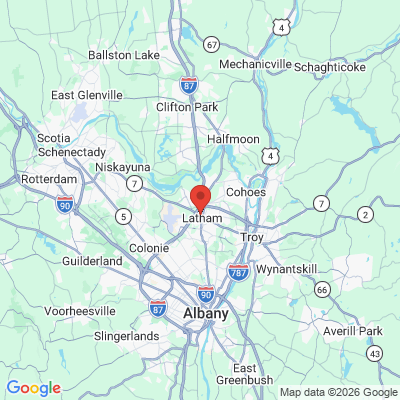 Map to  office in Latham, NY