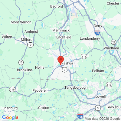 Map to  office in Nashua, NH