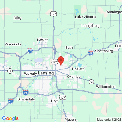 Map to  office in East Lansing, MI