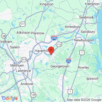 Map to Groveland Family Dental Center office in Groveland, MA