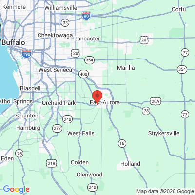 Map to  office in East Aurora, NY