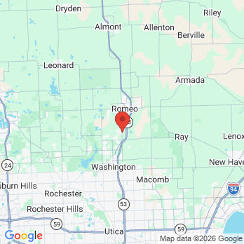 Map to Romeo Family Dentistry, Pc office in Washington, MI