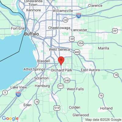 Map to  office in Orchard Park, NY