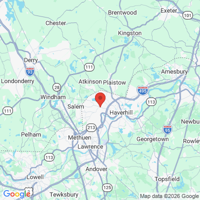 Map to  office in Haverhill, MA
