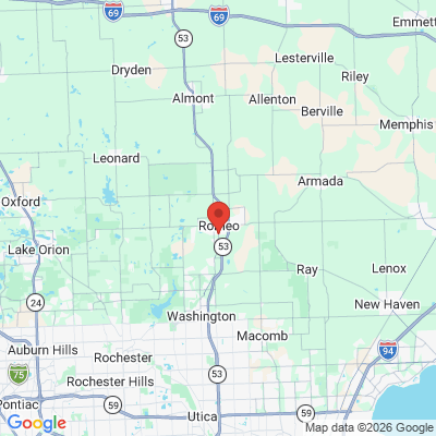 Map to  office in Romeo, MI