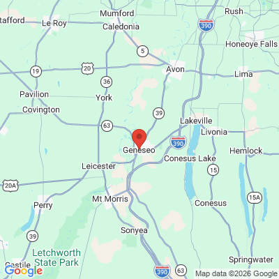 Map to  office in Geneseo, NY