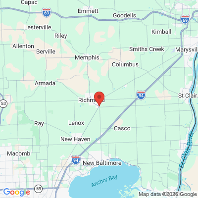 Map to  office in Richmond, MI