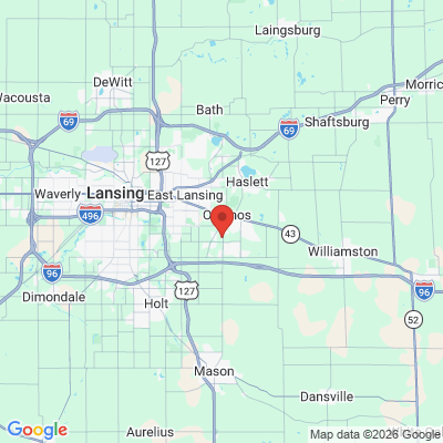 Map to  office in Okemos, MI