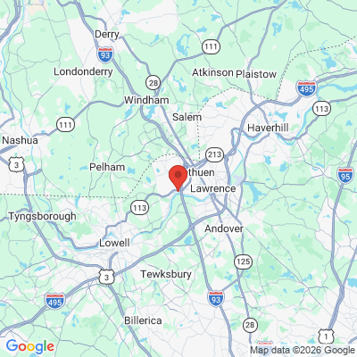 Map to  office in Methuen, MA