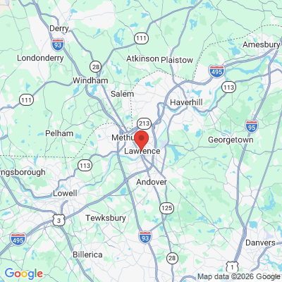 Map to  office in Lawrence, MA