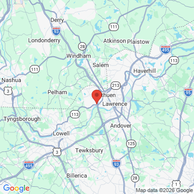 Map to  office in Methuen, MA
