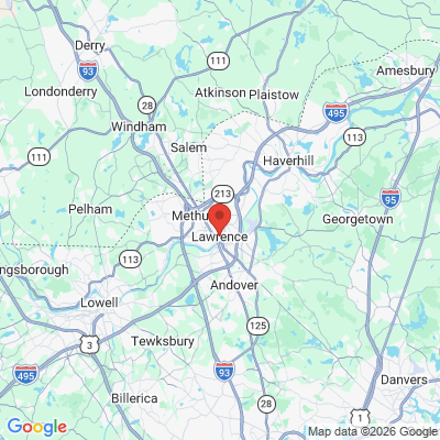 Map to  office in Lawrence, MA