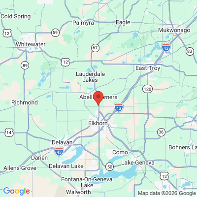 Map to  office in Elkhorn, WI