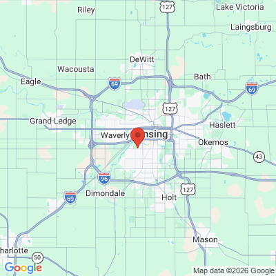 Map to  office in Lansing, MI