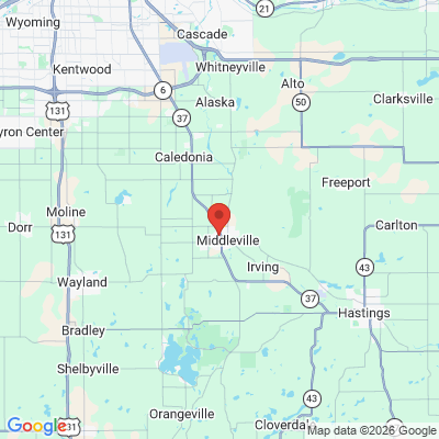 Map to  office in Middleville, MI