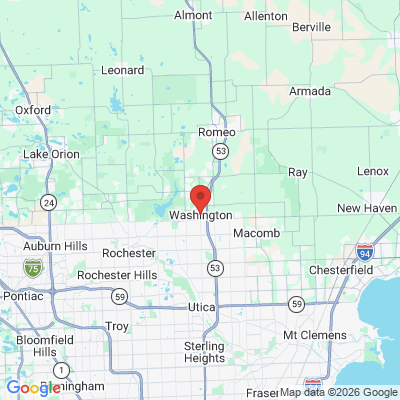 Map to  office in Washington, MI