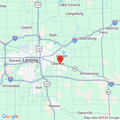 Map to  office in Okemos, MI