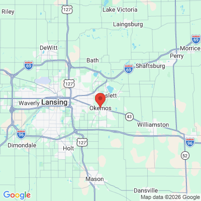 Map to  office in Okemos, MI