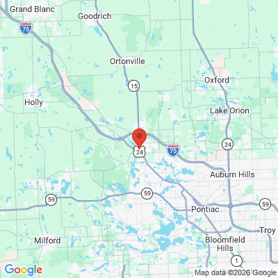 Map to  office in Clarkston, MI
