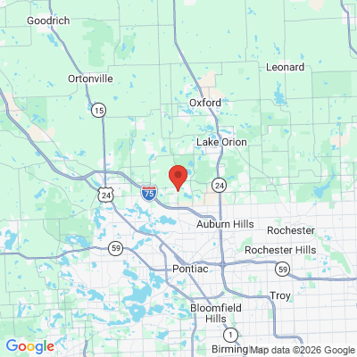 Map to  office in Lake Orion, MI
