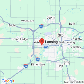 Map to Schaefer Dental Group office in Lansing, MI