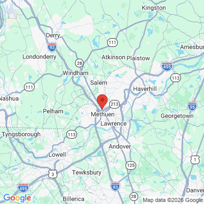 Map to  office in Methuen, MA