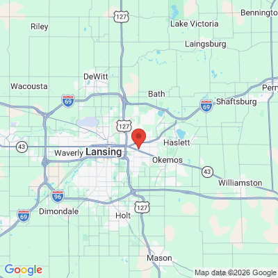 Map to  office in East Lansing, MI